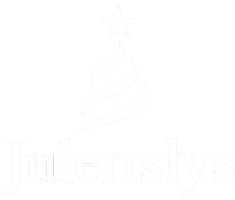 Julenslys logo - Hvid transparent